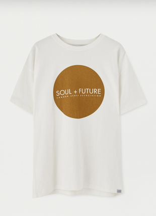 Нова футболка pull bear soul + future, art: 9232/520/2513 фото