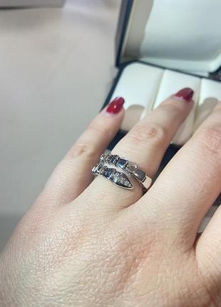 Каблучка в стилі bulgari serpenti