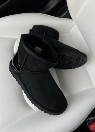 Уггі угги угг ugg mini black lacquer7 фото