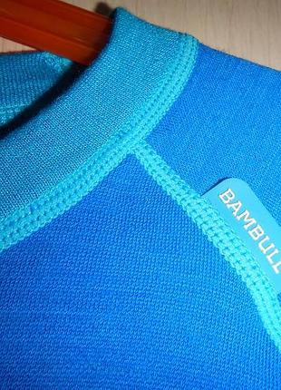 Двухслойная шерстяная термобелье лонгслив tufte bamboll р.152-158см