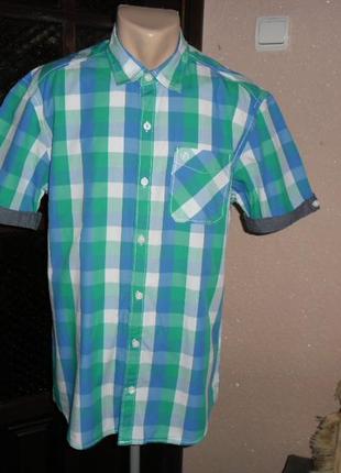 Рубашка-тениска мужская,размер м-l 48 размер от s.oliver1 фото