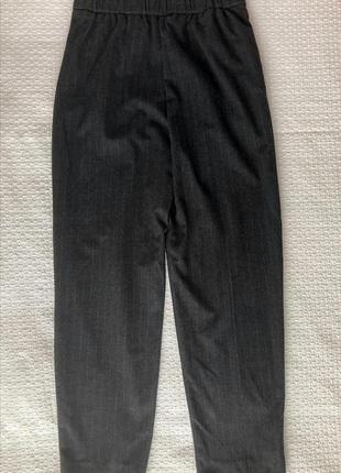 Mango брюки в полоску теплые, размер xs3 фото