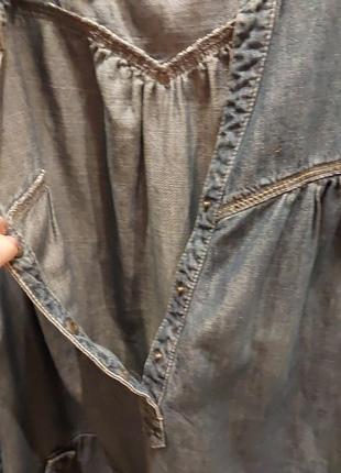 Джинсовое платье 14/16р 3