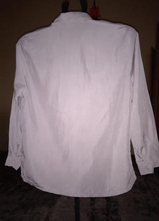 Alberto fabiani шелковая блузка с вышивкой/рубашка8 фото