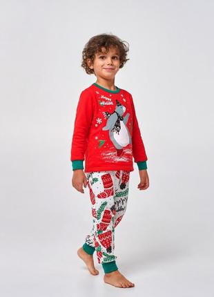 Детская пижама |  с начесом | 100% хлопок | 92, 104| идеальный новогодний подарок для мальчика smil 104529-2s2 фото