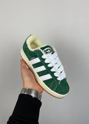 Кроссовки adidas campus 00s «green’ fur ❄️