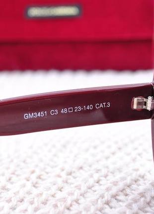 Яркие модные солнцезащитные очки gabriela marioni окуляри с надписями3 фото