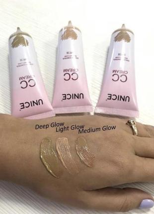 Cc крем для лица university юнайс deep glow 50ml.