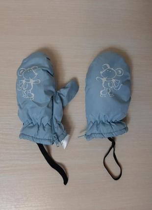 Тёплые рукавички, утеплитель thinsulate kidz alive1 фото