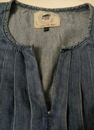 Платье туника джинс карманы5 фото
