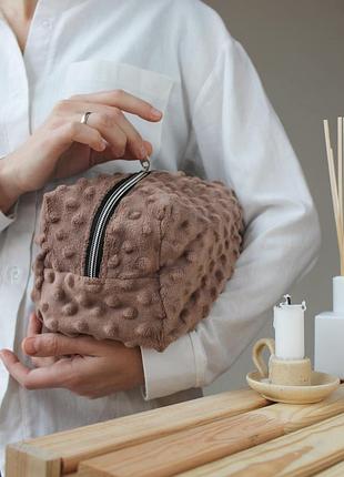 Женская трендовая косметичка, органайзер плюш