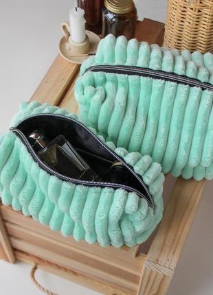 Женская трендовая косметичка, органайзер плюш