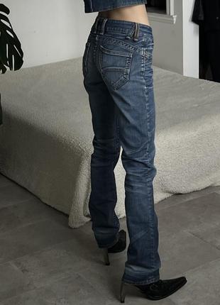 Low rise jeans голубые джинсы на низкие а посадке винтаж6 фото