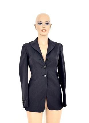 Karen mullen дизайнерский удлиненный пиджак жакет с открытой спиной2 фото
