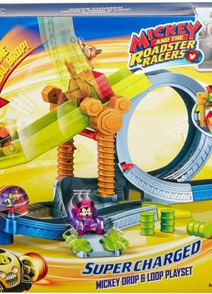 Fisher-price дитячий трек мікі маус disney mickey and the roadster racers super6 фото