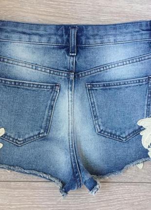 Стильні джинсові шорти topshop moto р. 264 фото