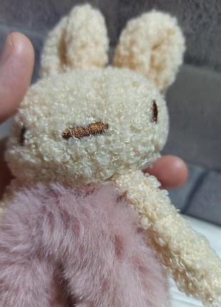 Резинка резинка детская на волосы, украшения, аксессуар, зайка, зайчик, заколка,...