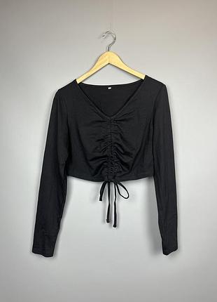 Shein укророчена кофта / кроп топ