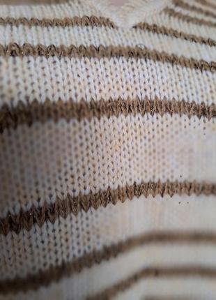 Пуловер, мирер с v-образным вырезом из верблюжьей шерсти4 фото
