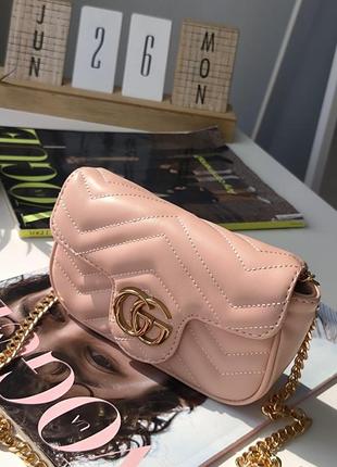 Сумка gucci burst  бежева