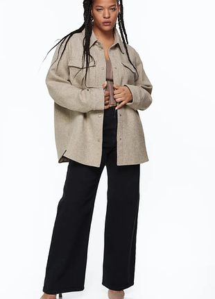 Тепла вовняна сорочка h&m