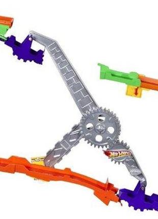 Hot wheels трек хот вилс экстремальные качели - wall tracks seesaw smash track set2 фото