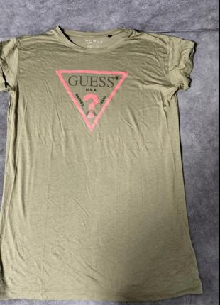 Женская футболка guess1 фото