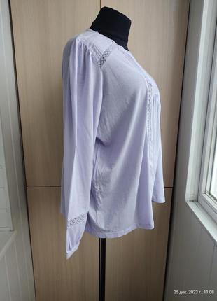 Блуза трикотаж котон великий розмір.4 фото