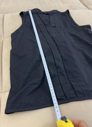 Черная блуза без рукава shein m 386 фото