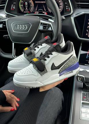 Жіночі шкіряні кросівки на весну в стилі nike air jordan legacy 312 🆕 найк джордан