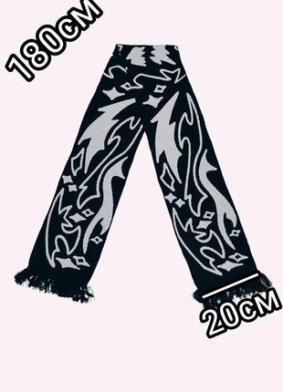 Модний шарф дрейн в стилі готичного аніме 180см2 фото
