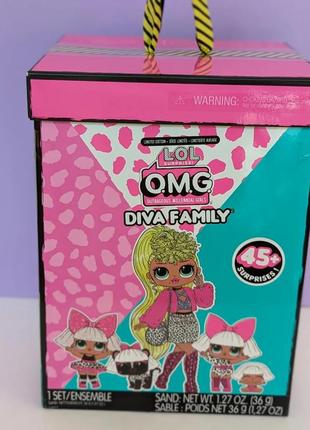 Lol surprise diva family лялька лол великий набір діва фемілі,оригінал