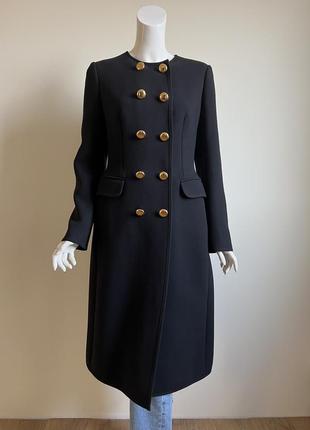 Dolce and gabbana оригінал італія дизайнерське чорне пальто нове