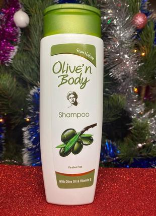 Шампунь для волосся з оливковою олією olive’n body, 400 мл