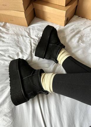 Уггі угги уги угі ugg premium ultra mini platform black5 фото