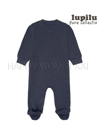 1-2 міс чоловічок трикотажний для сну біо-бавовна сліп для новонародженого ромпер комбінезон піжама2 фото