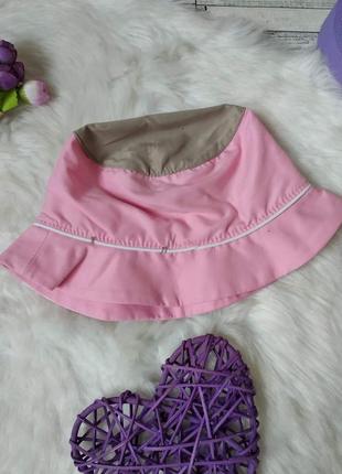 Панамка adidas для девочки розовая размер 49-50 (2-3 года)3 фото