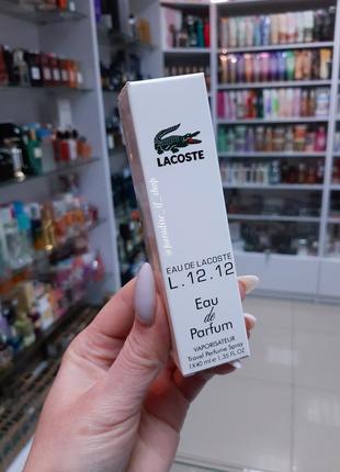 Lacoste l.12.12 blanc &lt;unk&gt; свежий спортивный аромат!