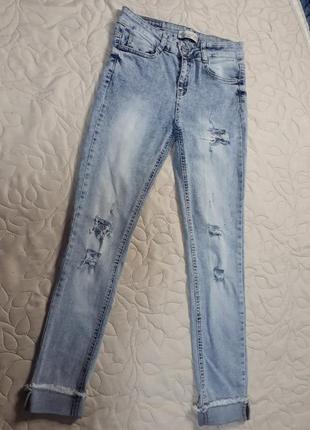 Джинсовые скинни