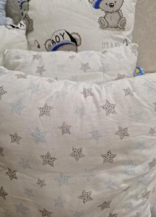 Подушечки бортики в ліжечко2 фото