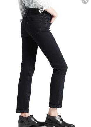 Levis 712 slim оригинал джинсы черные средняя посадка р. 292 фото