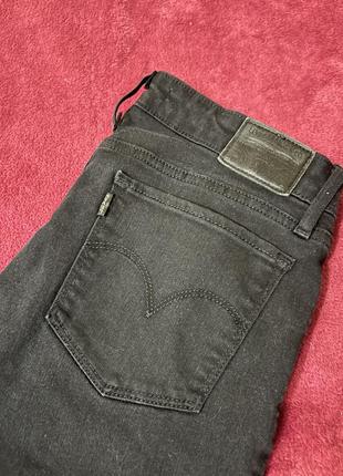 Levis 712 slim оригинал джинсы черные средняя посадка р. 294 фото