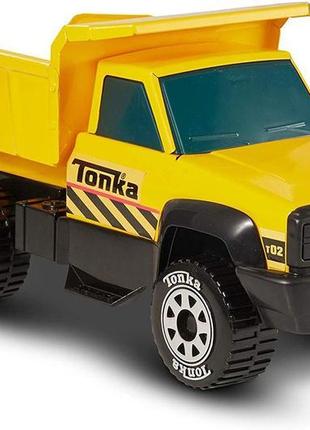 Hasbro машинка tonka steel classic металевий / сталевий кар'єрний самоскид будтехніка2 фото