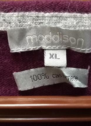 Кашемировая женская кофта xlis джемпер 100% кашемир пуловер maddison3 фото