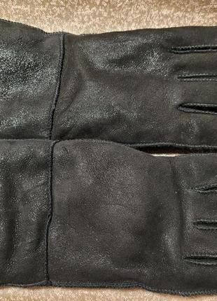 Перчатки кожаные натуральный мех7 фото