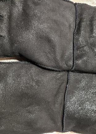 Перчатки кожаные натуральный мех5 фото