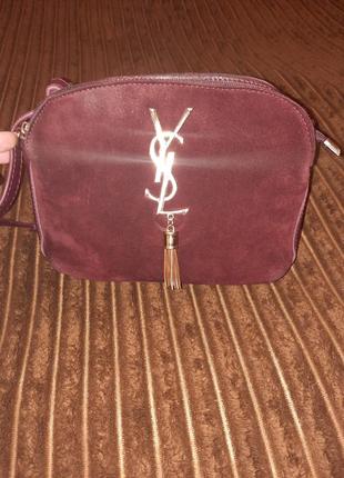 Пересилка* шикарная, стильная женская сумочка yves saint laurent (ysl). в идеальном состоянии!