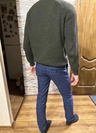 Класичні штани з манжетом6 фото