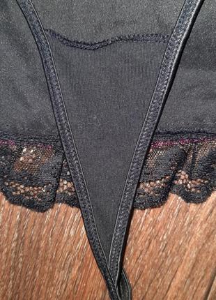 Роскошные  🔥 новые откровенные трусики бикини, крепления для чулок, кружево р.14/42 от la senza7 фото