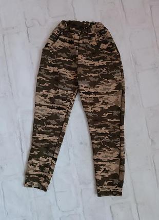 Теплые детские спортивные штаны